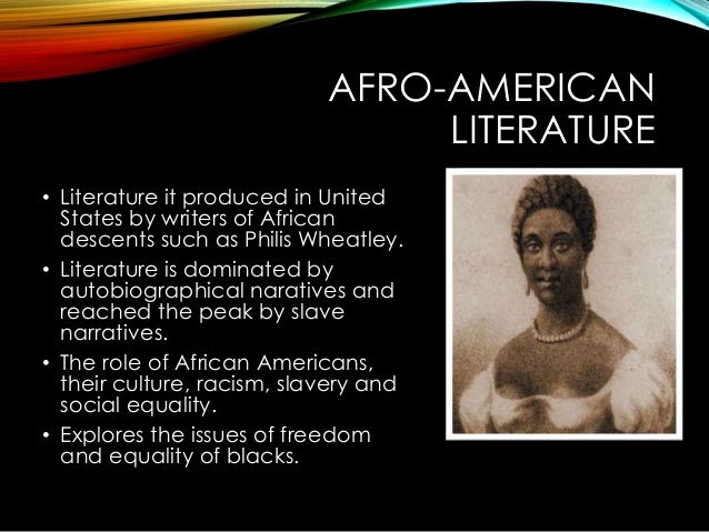 THE RISE OF BLACK AMERICAN LITERATURE THE RISE OF BLACK AMERICAN LITERATURE